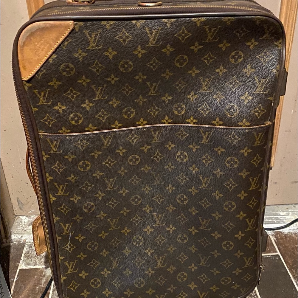 Louis Vuitton
#49534 Pegase 55 Roller Luggage Suitcase Brown Monogram Canvas